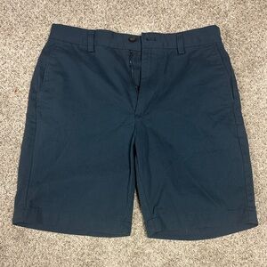 Amazon Essentials Navy Flat-Front Chino Shorts